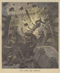 Gasexplosion in einem Kohlebergwerk